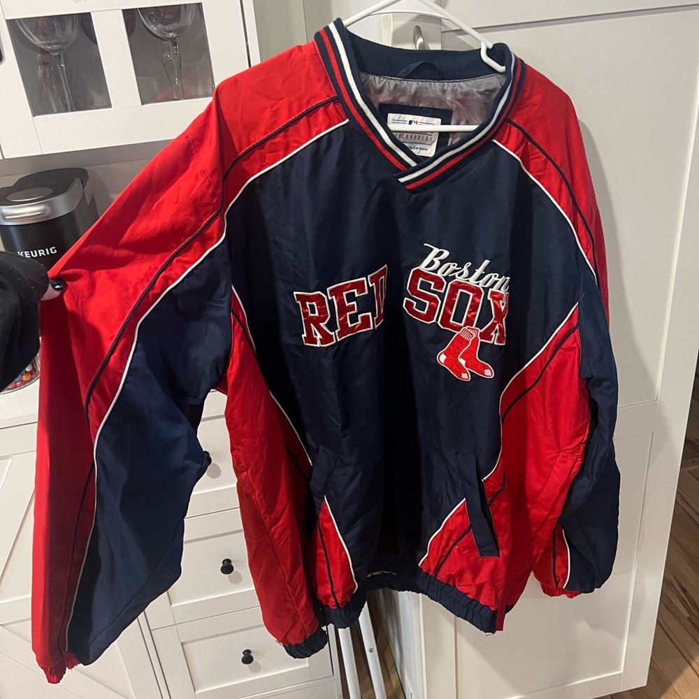 Boston Red Sox Mens Pullover Jacket XXL